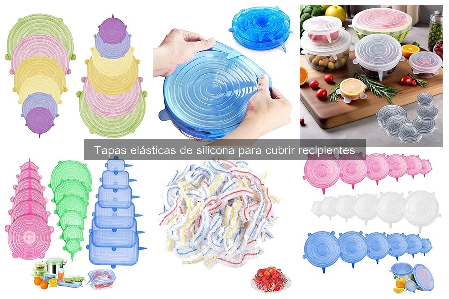 Compra tapas elásticas de silicona a buen precio online
