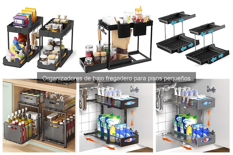 Consejos para elegir el mejor organizador de bajo fregadero