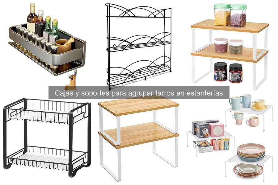 Consejos para usar cajas y soportes de tarros en tu cocina