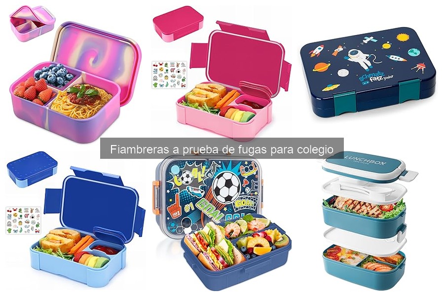 Consejos para Usar Fiambreras a Prueba de Fugas en el Colegio