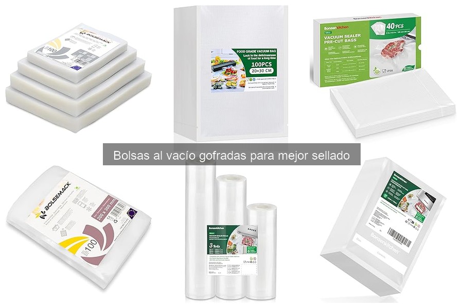 Costos de mantener selladores de vacío con bolsas gofradas