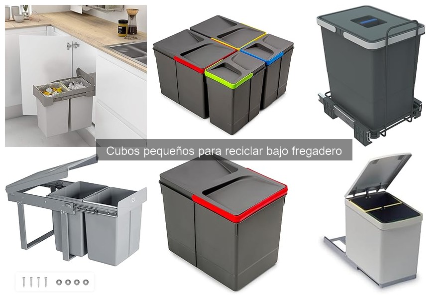 Cubos pequeños para reciclar bajo fregadero: qué son y ventajas