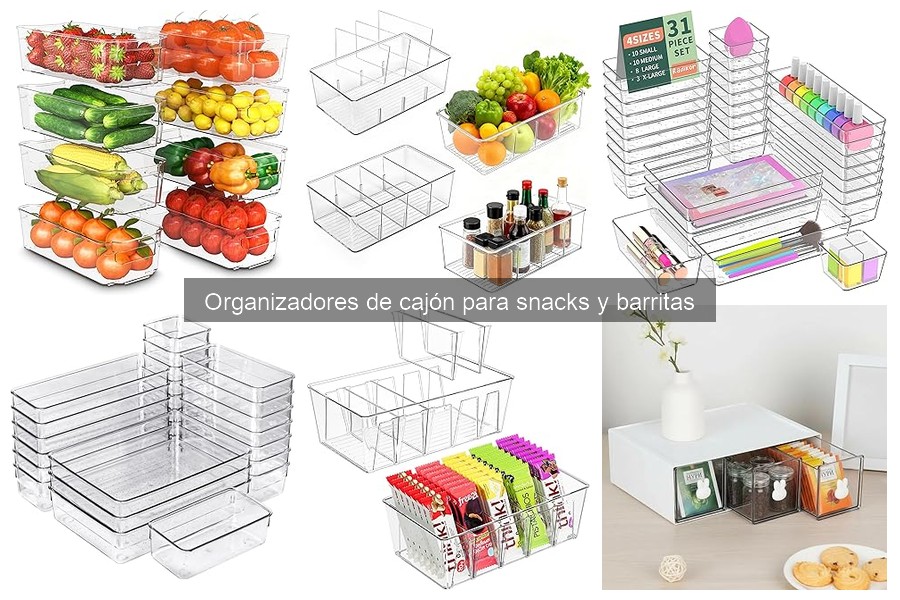 Cuidados y Mantenimiento de Organizadores de Cajón para Snacks