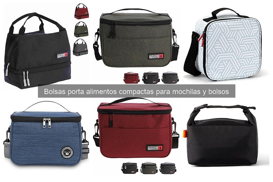 Descubre las bolsas porta alimentos compactas para llevar