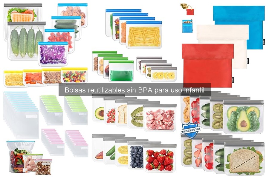 Descubre las bolsas reutilizables sin BPA para niños