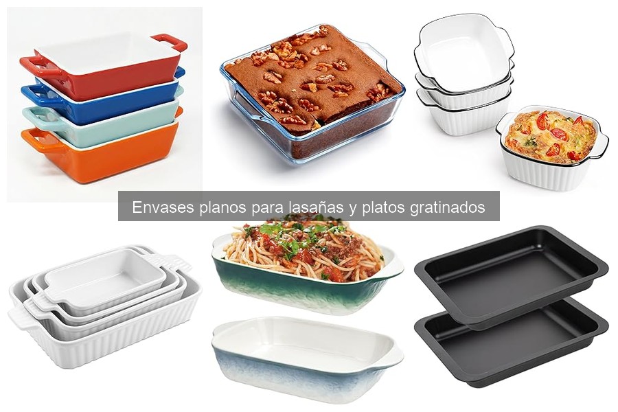 Descubre los Mejores Envases Planos para Lasañas y Gratinar