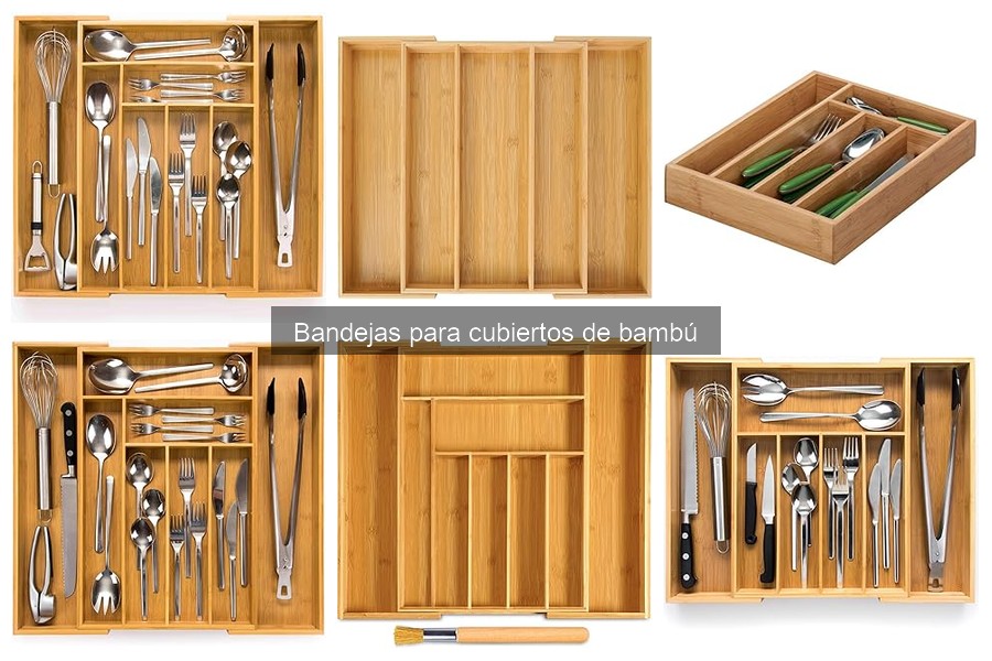Diferencias entre bandejas de cubiertos de bambú y madera