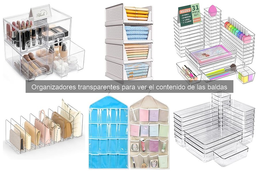 Diseño de organizadores transparentes para una cocina estética