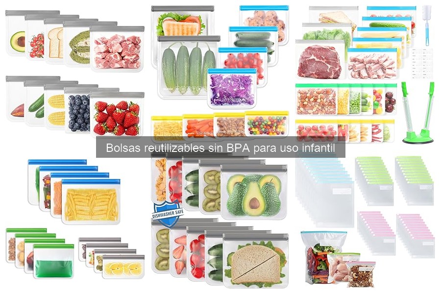 Dónde comprar bolsas reutilizables sin BPA para niños