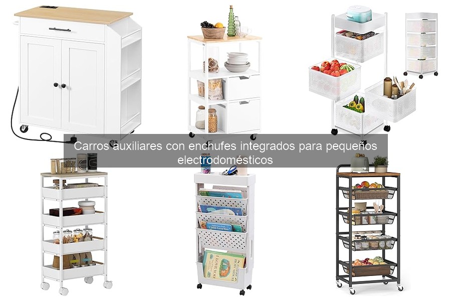 Dónde comprar carros auxiliares con enchufes integrados