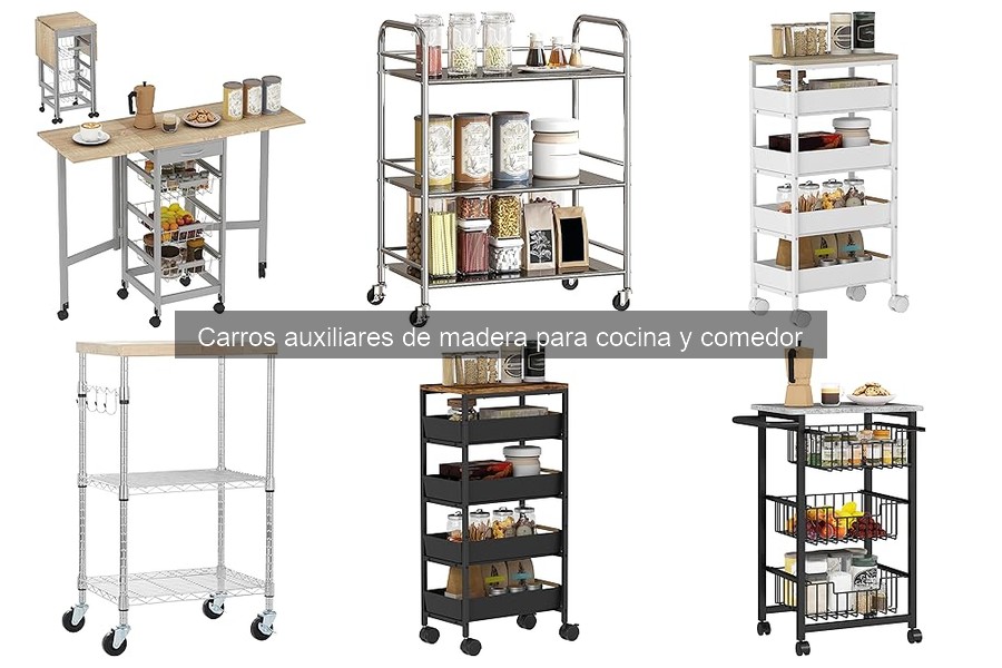 Dónde comprar carros auxiliares de madera a buen precio