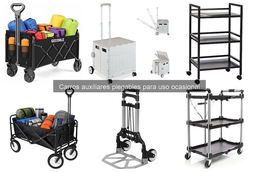Dónde comprar carros auxiliares plegables a buen precio