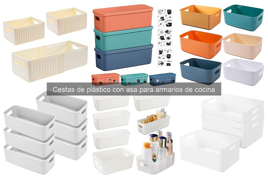 Donde comprar cestas de plástico con asa a buen precio