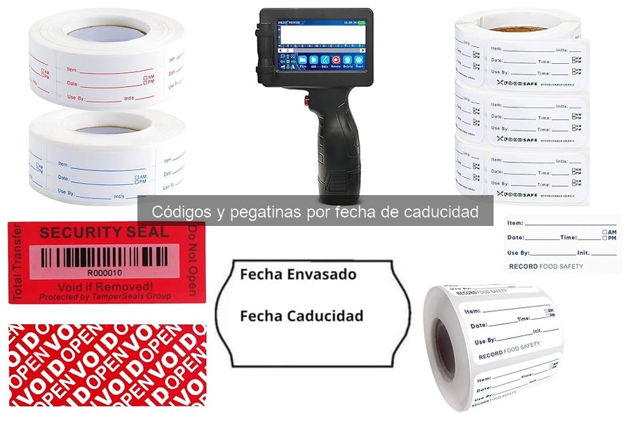 Dónde comprar códigos y pegatinas de fecha de caducidad