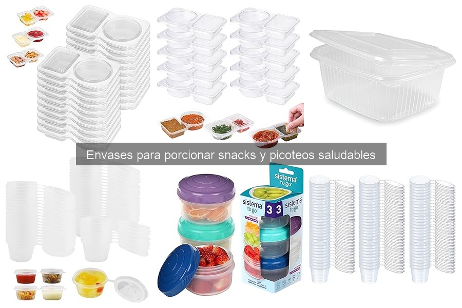 Dónde comprar envases para porcionar snacks saludables