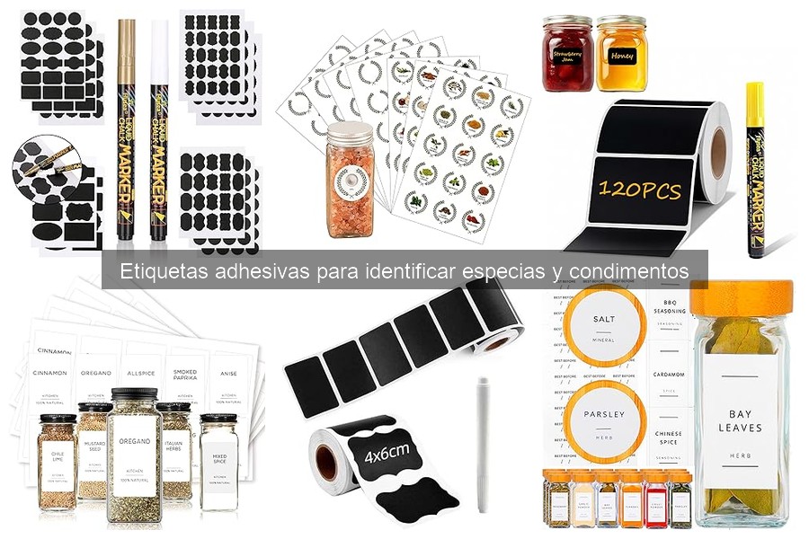 Dónde comprar etiquetas adhesivas para especias a buen precio