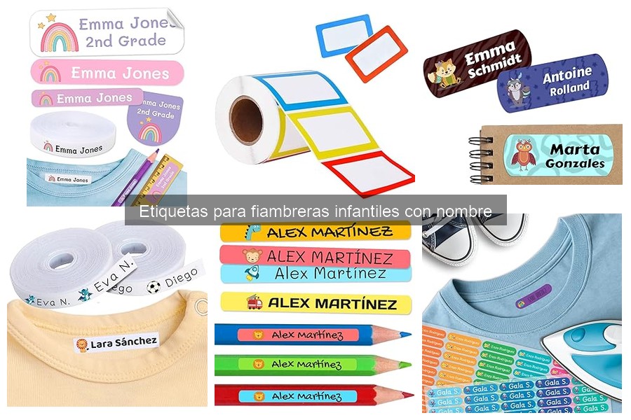 Dónde comprar etiquetas para fiambreras infantiles