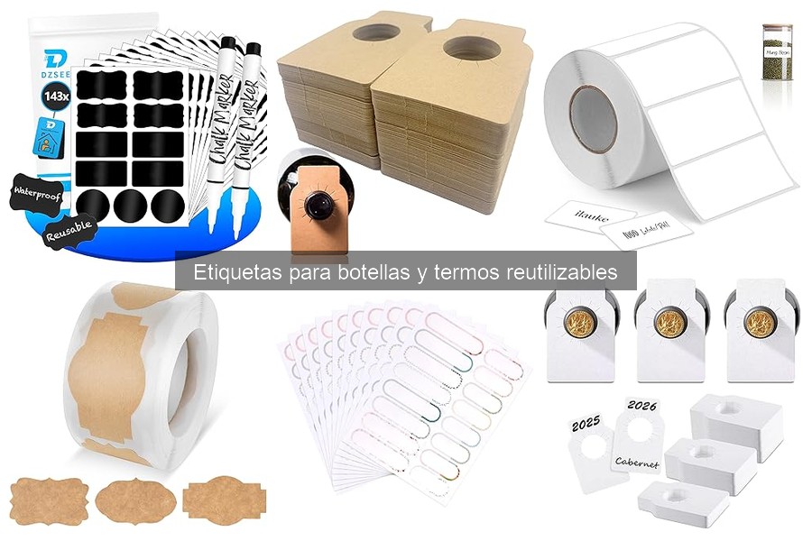 Dónde comprar etiquetas para termos reutilizables