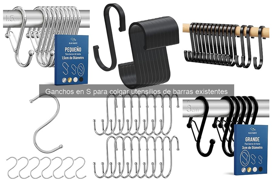 Dónde comprar ganchos en S para la cocina: Mejores opciones