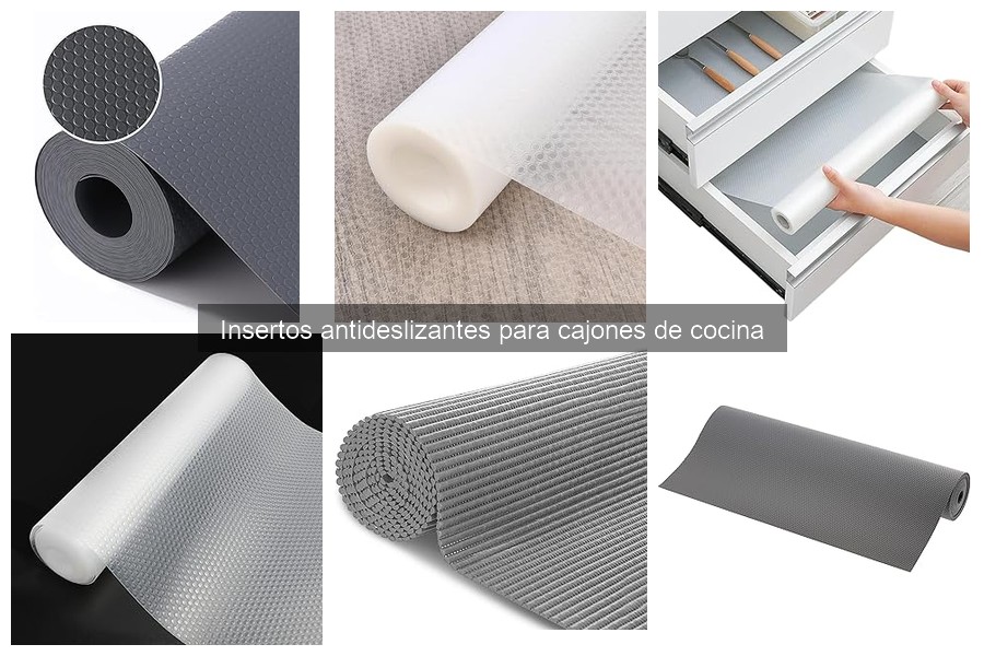 Dónde comprar insertos antideslizantes para cajones de cocina