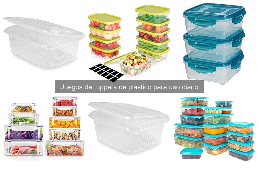 Dónde comprar juegos de tuppers de plástico al mejor precio