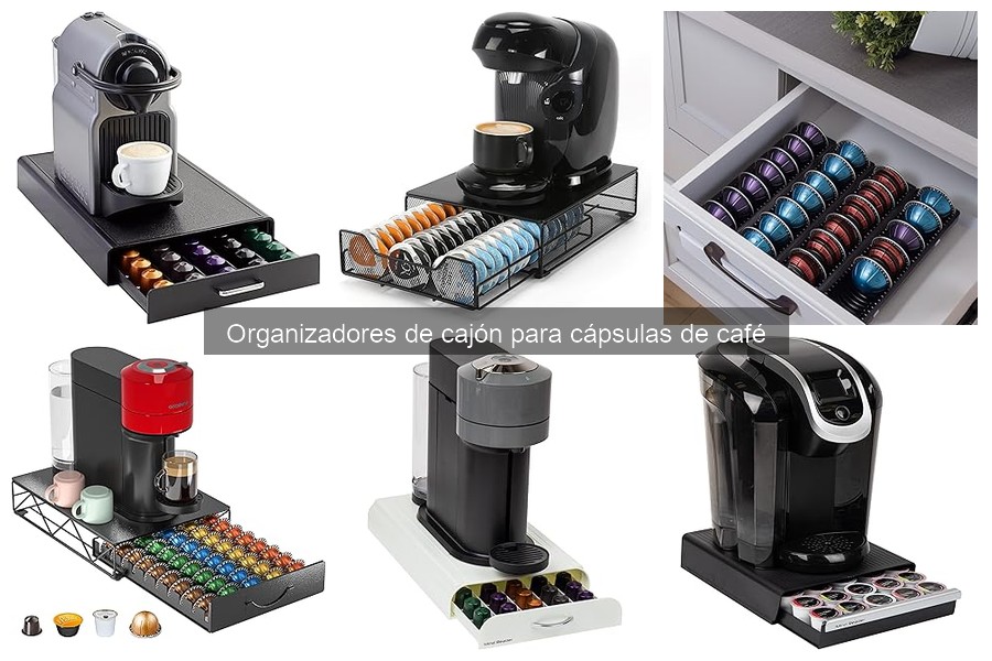 Dónde comprar organizadores de cajón para cápsulas de café