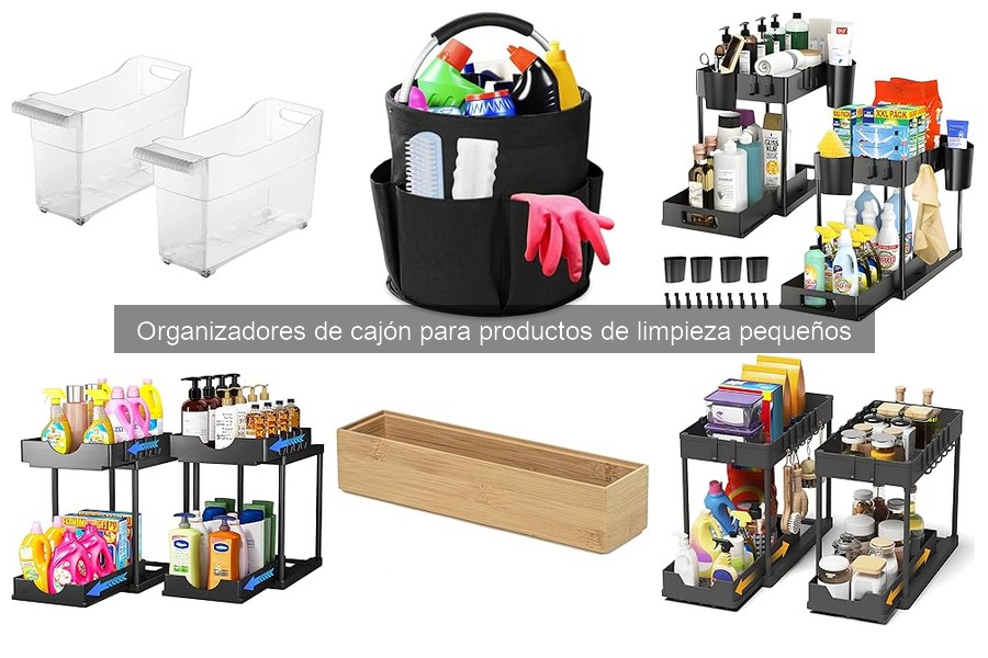 Dónde comprar organizadores de cajón para limpieza pequeños