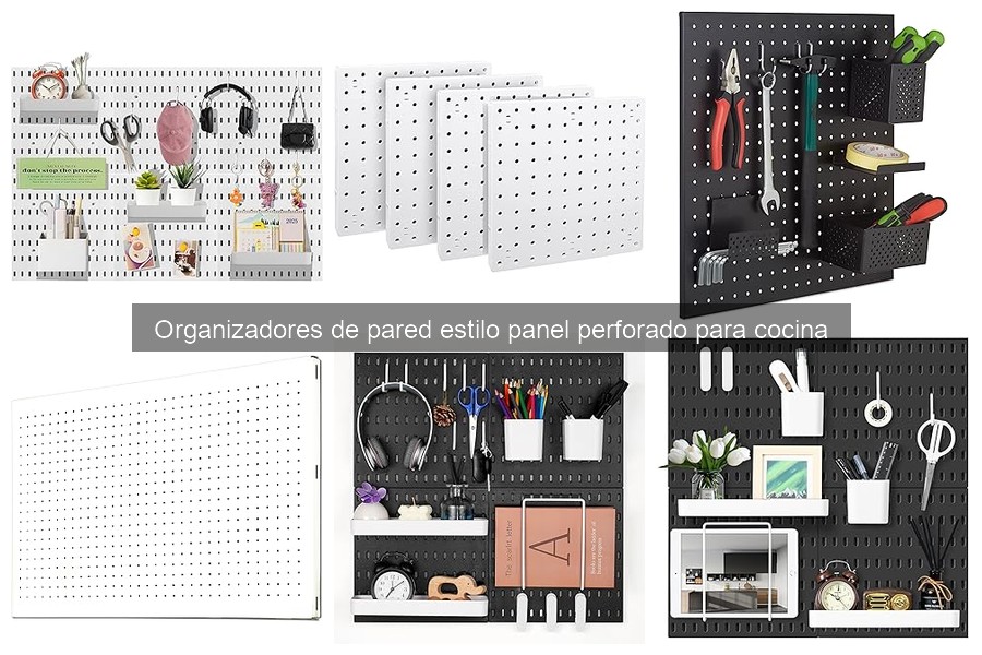 Dónde comprar organizadores de pared estilo panel perforado