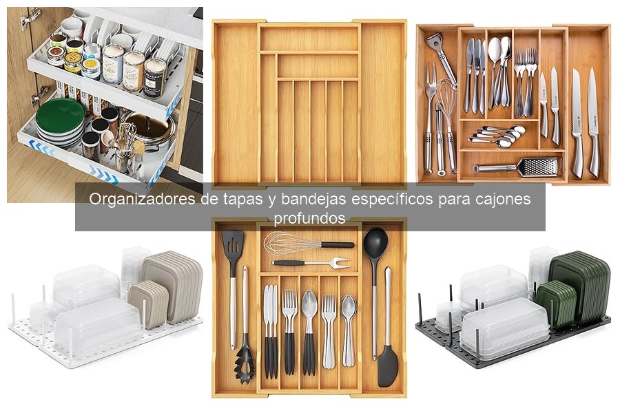 Dónde comprar organizadores de tapas y bandejas para cajones
