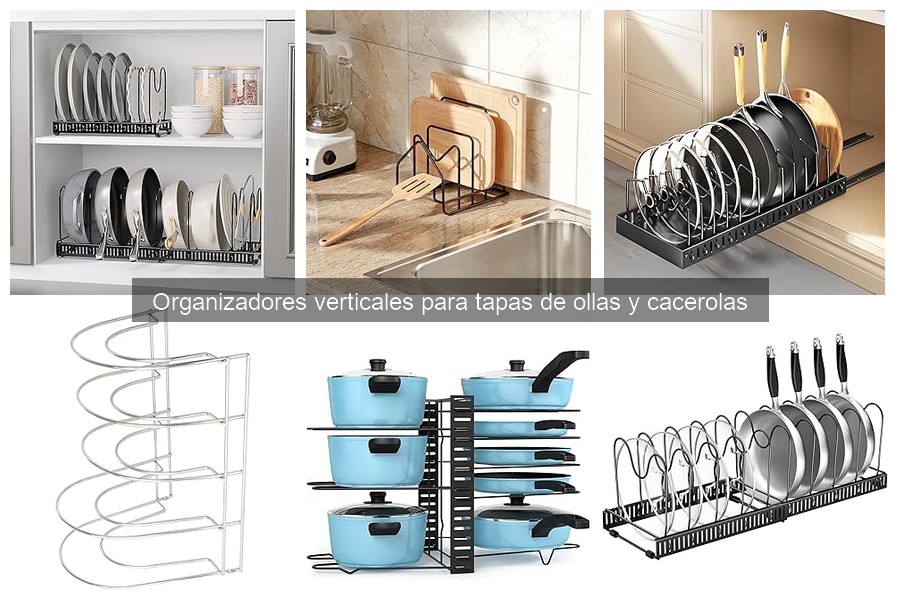 Dónde comprar organizadores verticales para tapas de ollas
