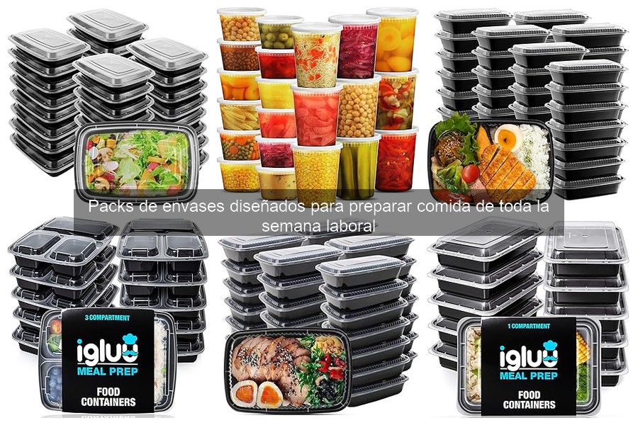 Dónde comprar packs de envases para comida a buen precio