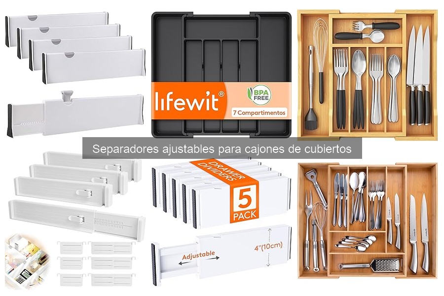 Dónde Comprar Separadores Ajustables para Cajones de Cubiertos