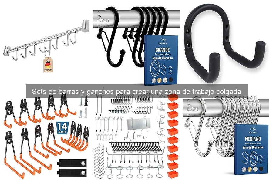 Dónde comprar sets de barras y ganchos para la cocina