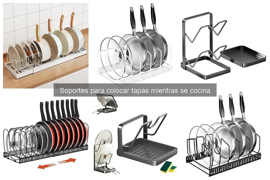 Dónde comprar soportes para tapas de cocina fácilmente