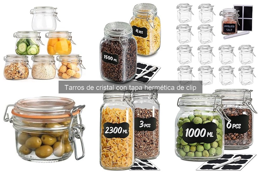 Dónde comprar tarros de cristal con tapa hermética baratos