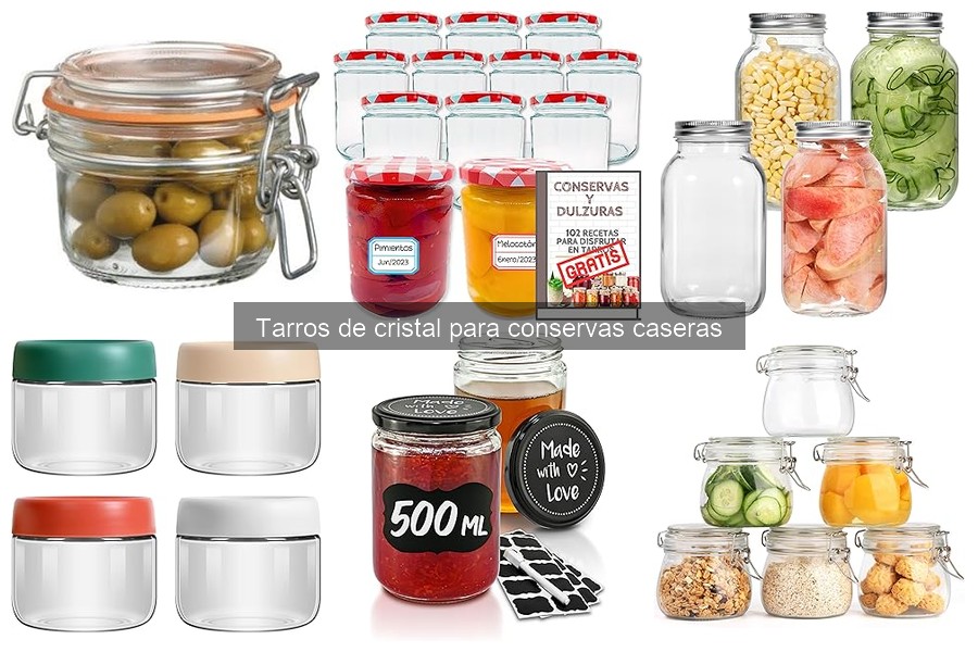 Dónde comprar tarros de cristal para conservas caseras