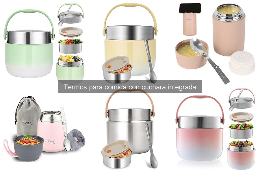 Dónde comprar termos para comida con cuchara integrada