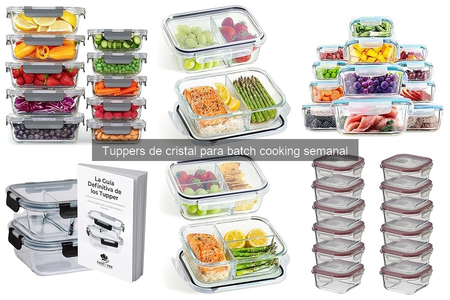 Dónde comprar tuppers de cristal para batch cooking