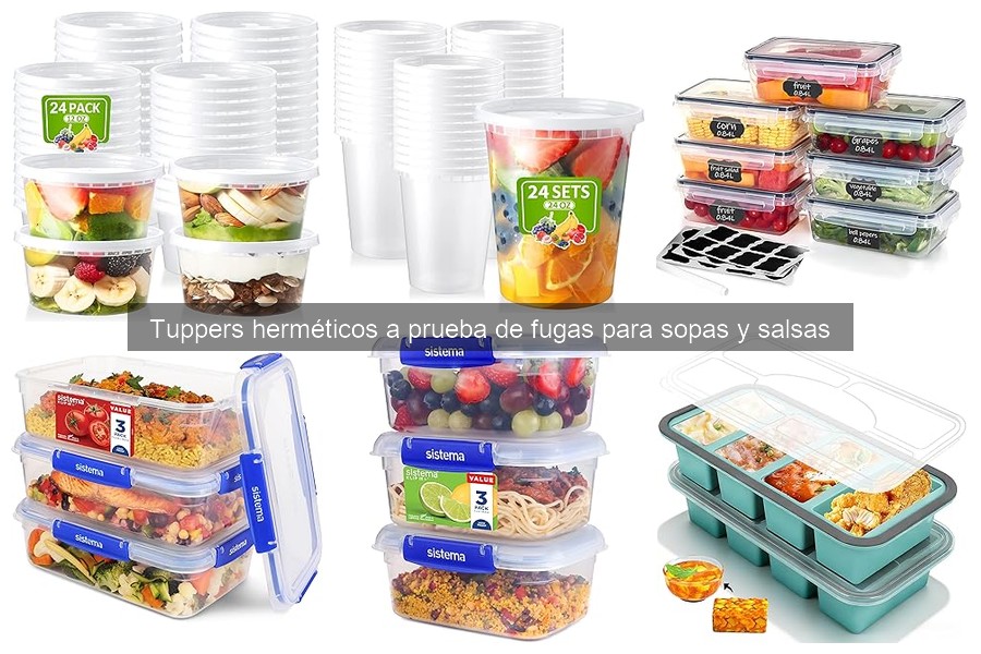 Dónde comprar tuppers herméticos a prueba de fugas en línea