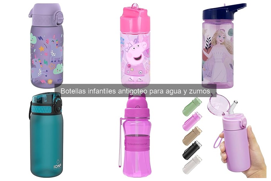 Efectos de usar botellas antigoteo en la salud de los niños