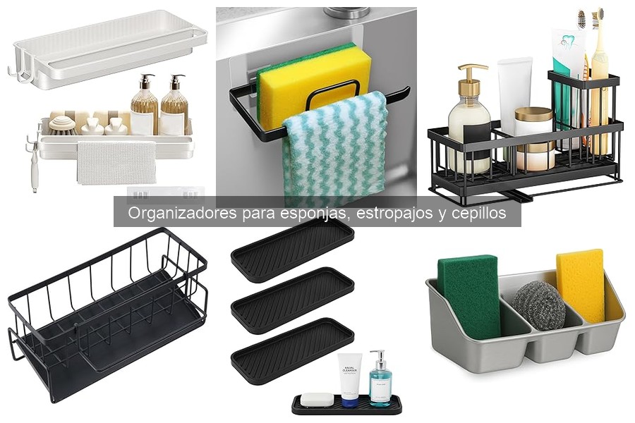 Eficiencia de los organizadores para esponjas contra bacterias