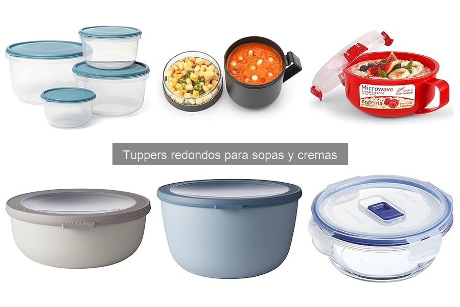 Elige el tamaño de tupper ideal para sopas y cremas