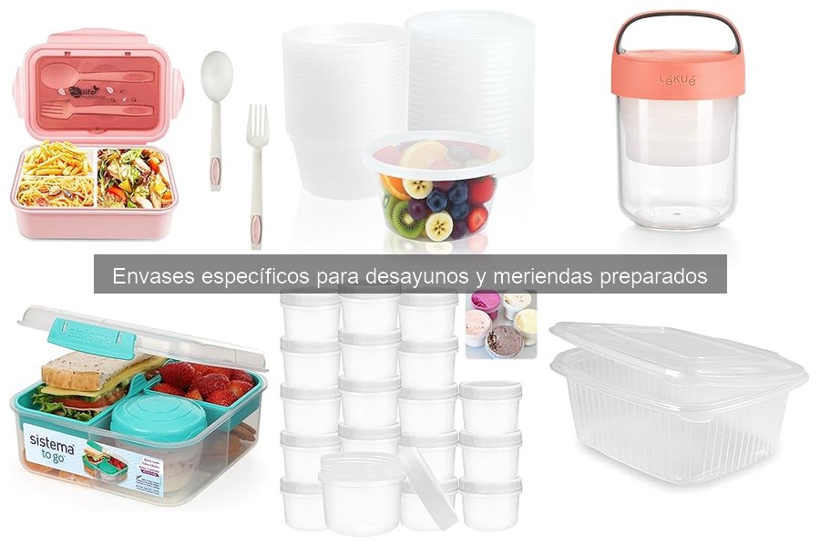 Envases de desayuno que conservan mejor los alimentos