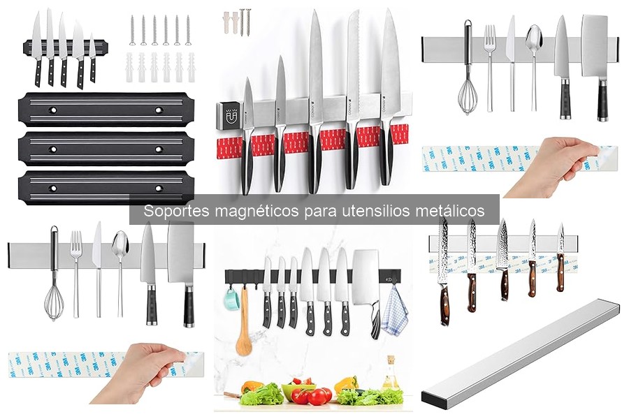 Errores al elegir soportes magnéticos para utensilios metálicos