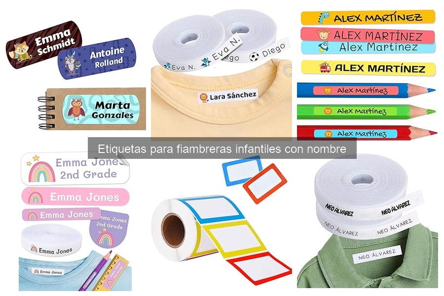 Errores comunes al elegir etiquetas para fiambreras infantiles