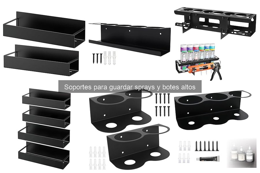 Errores comunes al elegir soportes para sprays y botes altos