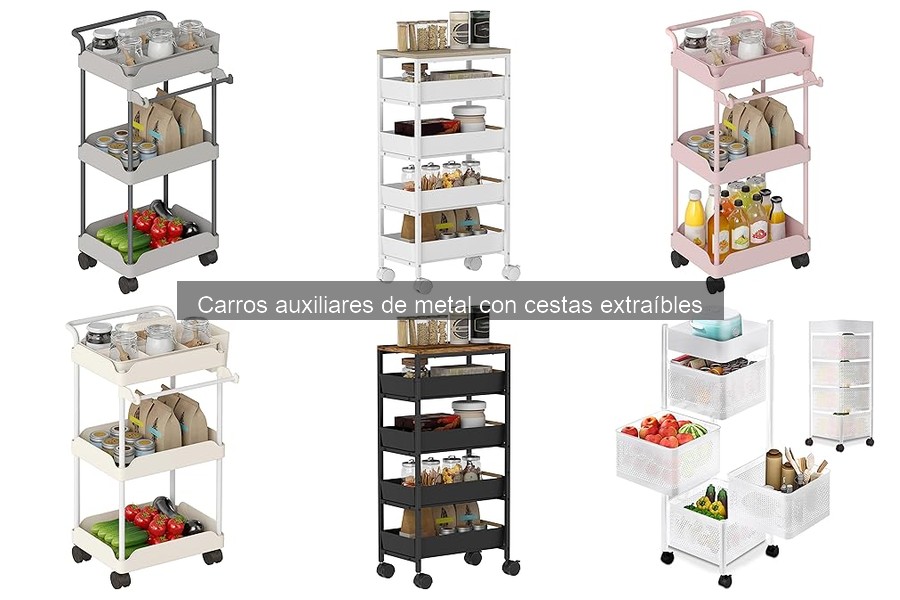 Errores comunes al usar carros auxiliares de metal en cocina