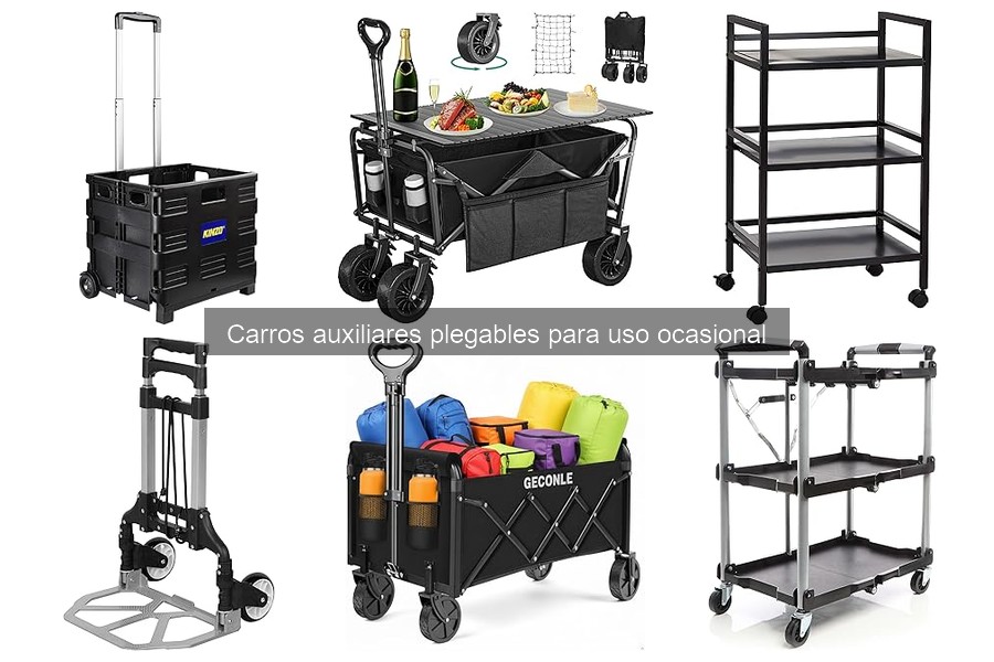Errores comunes al usar carros auxiliares plegables