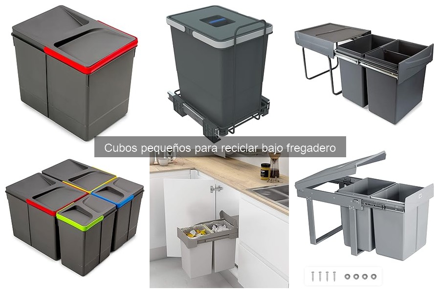 Errores comunes al usar cubos pequeños de reciclaje