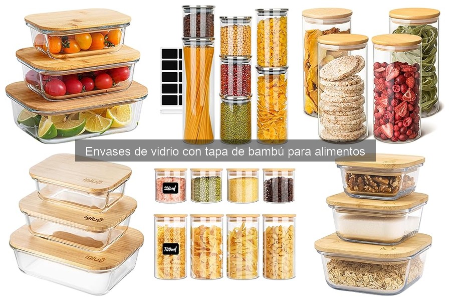 Errores comunes al usar envases de vidrio con tapa de bambú